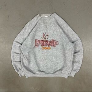 Vintage 90s Louisville Cardinals College Sportswear Retro Crewneck Sweatshirt
